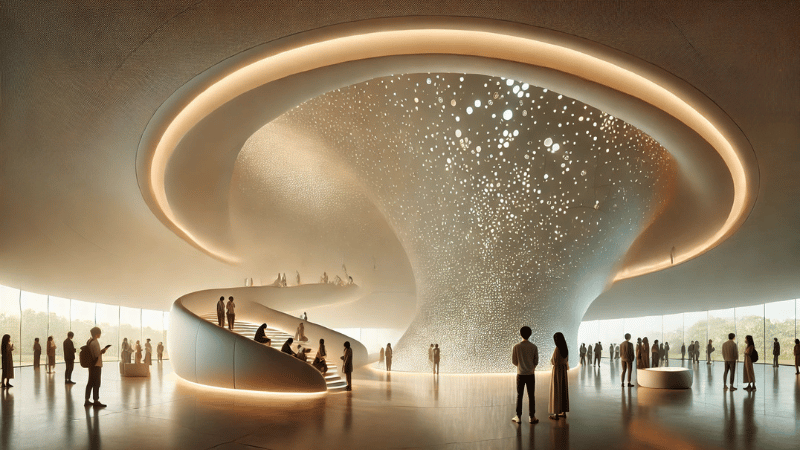 展示デザインが美しすぎる!いのち動的平衡館の建築設計
