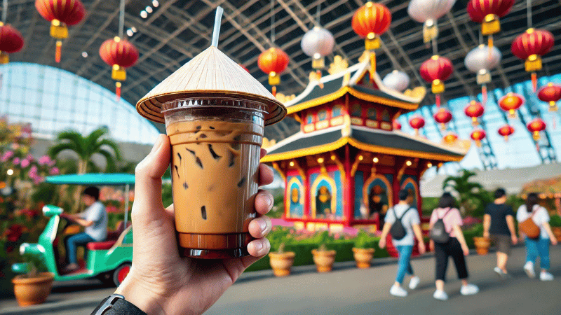 万博ベトナム館のカフェコーナーも見逃せない!
