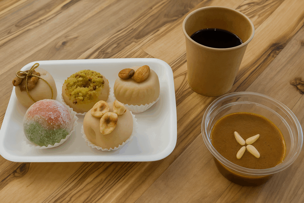 注目度MAX!パビリオン併設カフェ☕️🌍