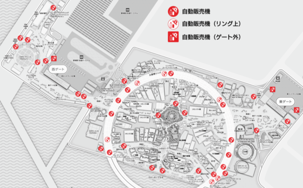 自動販売機 地図