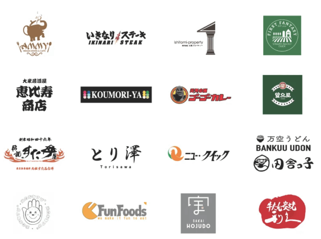 アニメフードフェス出店企業
